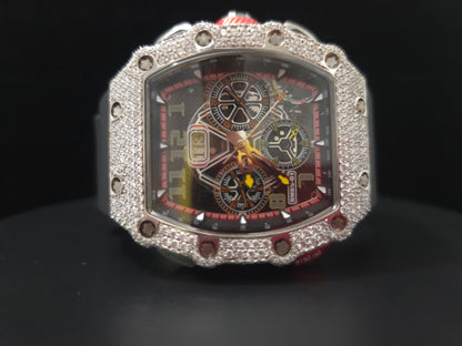 Custom Moissanite Watch