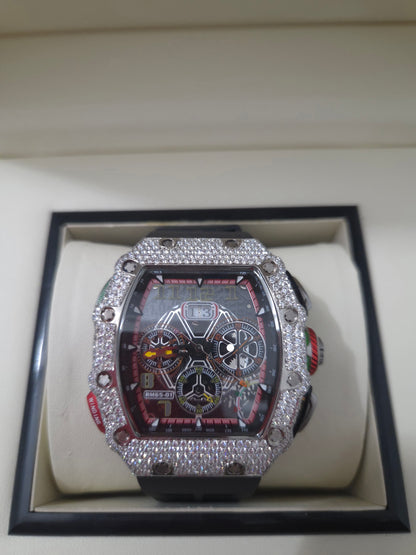 Custom Moissanite Watch