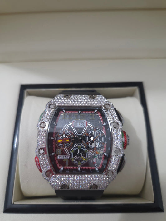 Custom Moissanite Watch