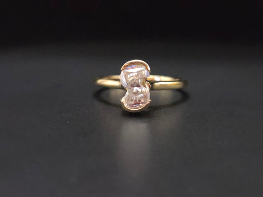 14K Gold S Letter Ring