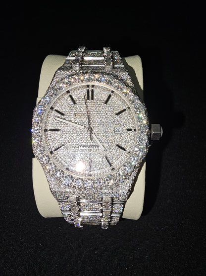 Custom Moissanite Watch