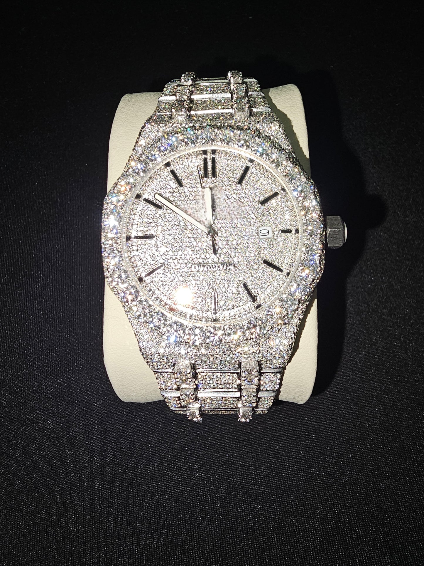 Custom Moissanite Watch