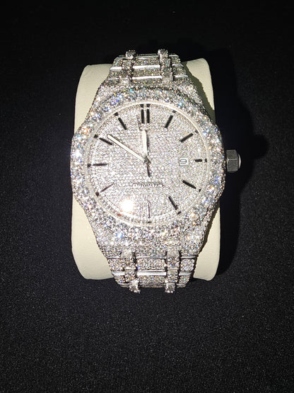 Custom Moissanite Watch