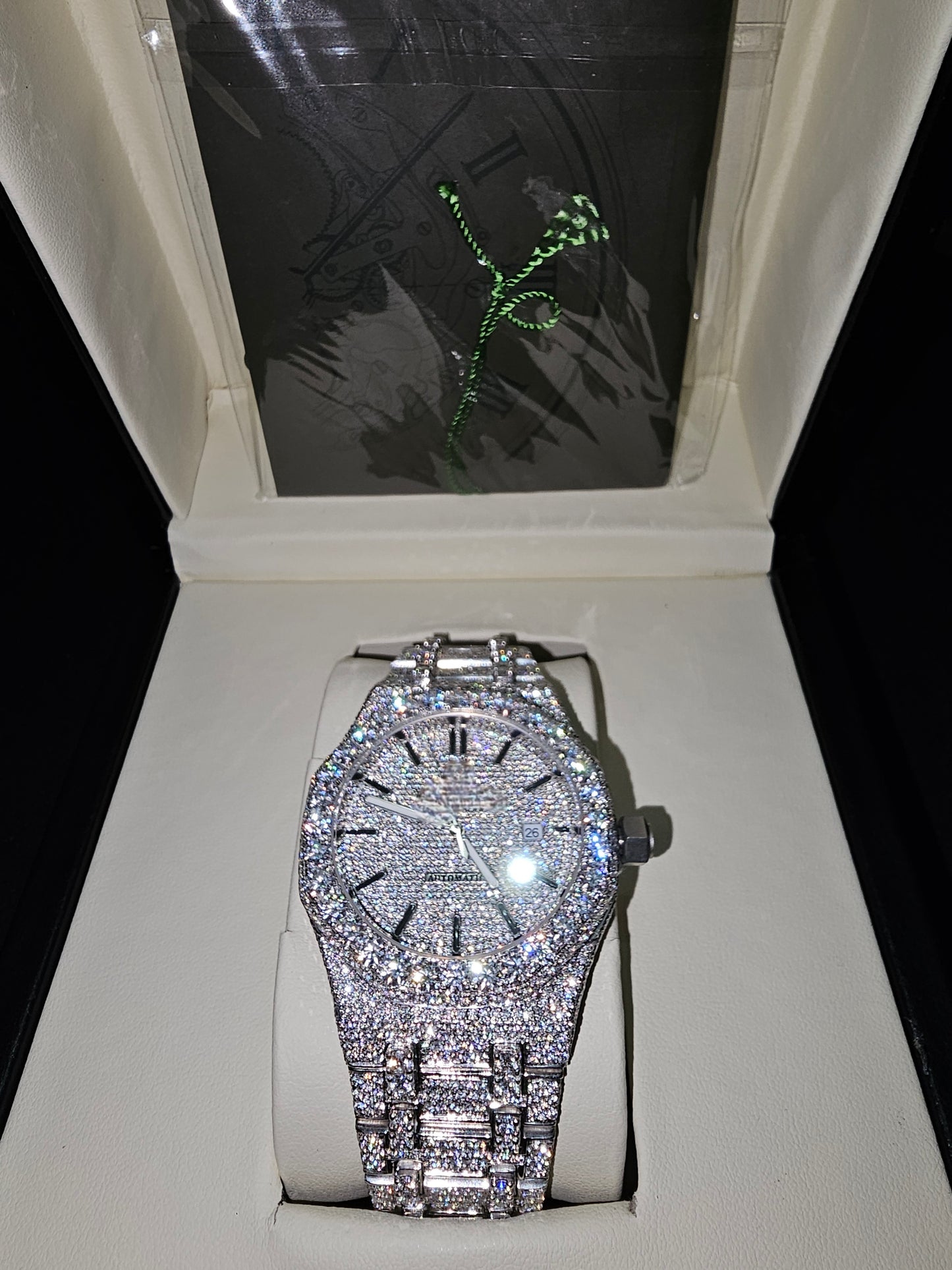 Custom Moissanite Watch